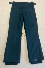 Roxy Ski Snowboarding Outdoor Pants Women Size XS Regular Fit Teal 5K