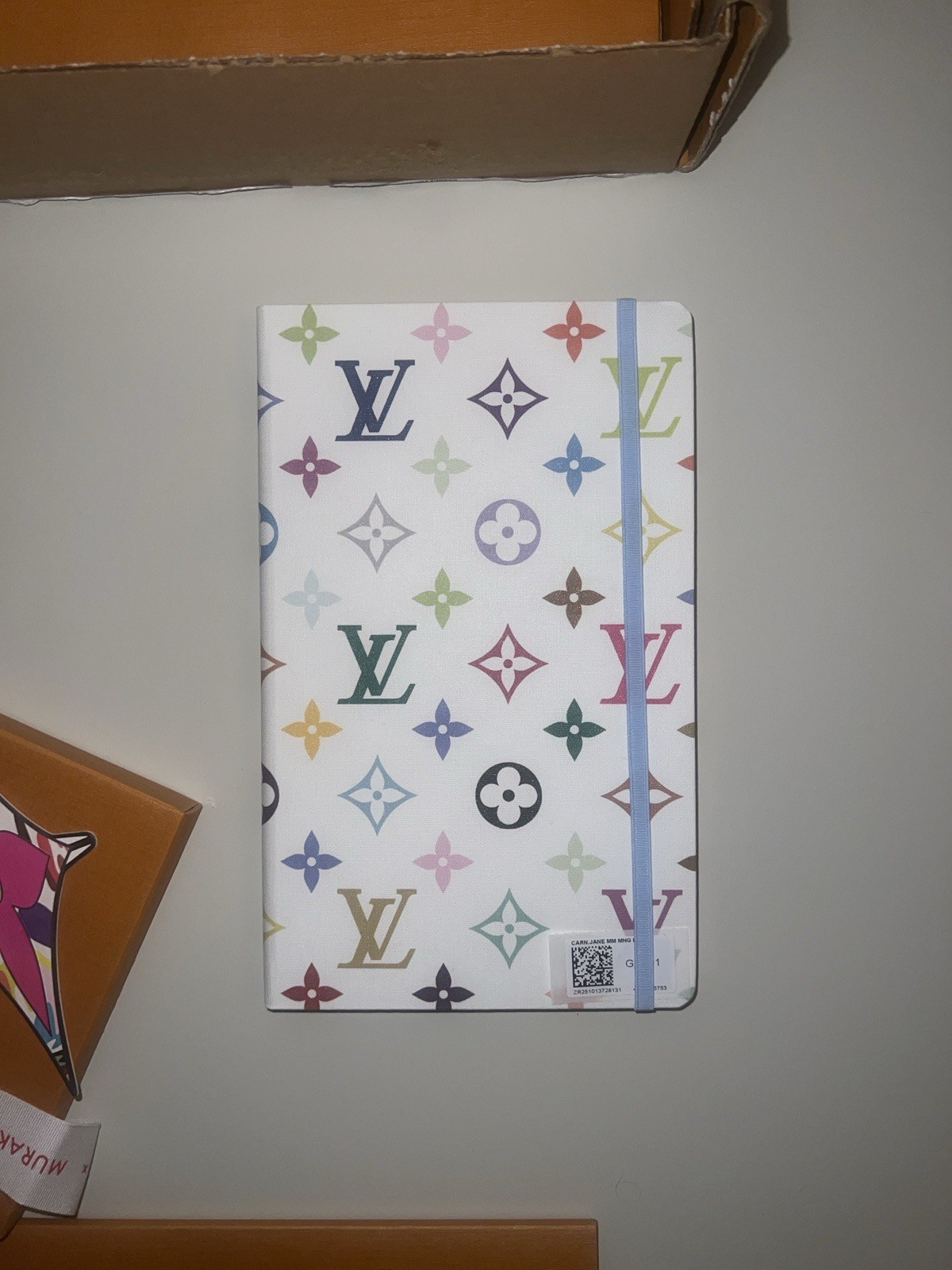 Exclusive LV x Takashi Murakami Jane Notebook - Multicolor Monogram image 7