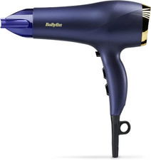Image of Babyliss Midnight Luxe Hair Dryer - Powerful 2300W Blow Dryer, Ionic Frizz-Contr