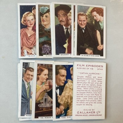 Gallaher Film Episoden 1936 - Gallaher Zigarettenkarten - Karten aussuchen