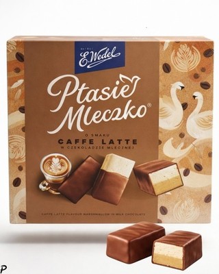 Souffle Pralinen mit Caffee-Latte-Geschmack ''Ptitschje Moloko''340g птичье молоко