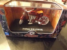 New-Ray Toys, Indian V-2 1912 Diecast Motorcycle on stand, 1:32-Pre-owned