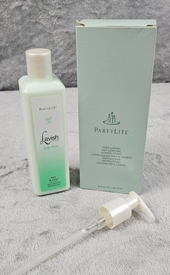 LAVISH BY PARTYLITE FREE & EASY 8.47 FL. OZ BODY LOTION & PUMP - FACTORY SEALED