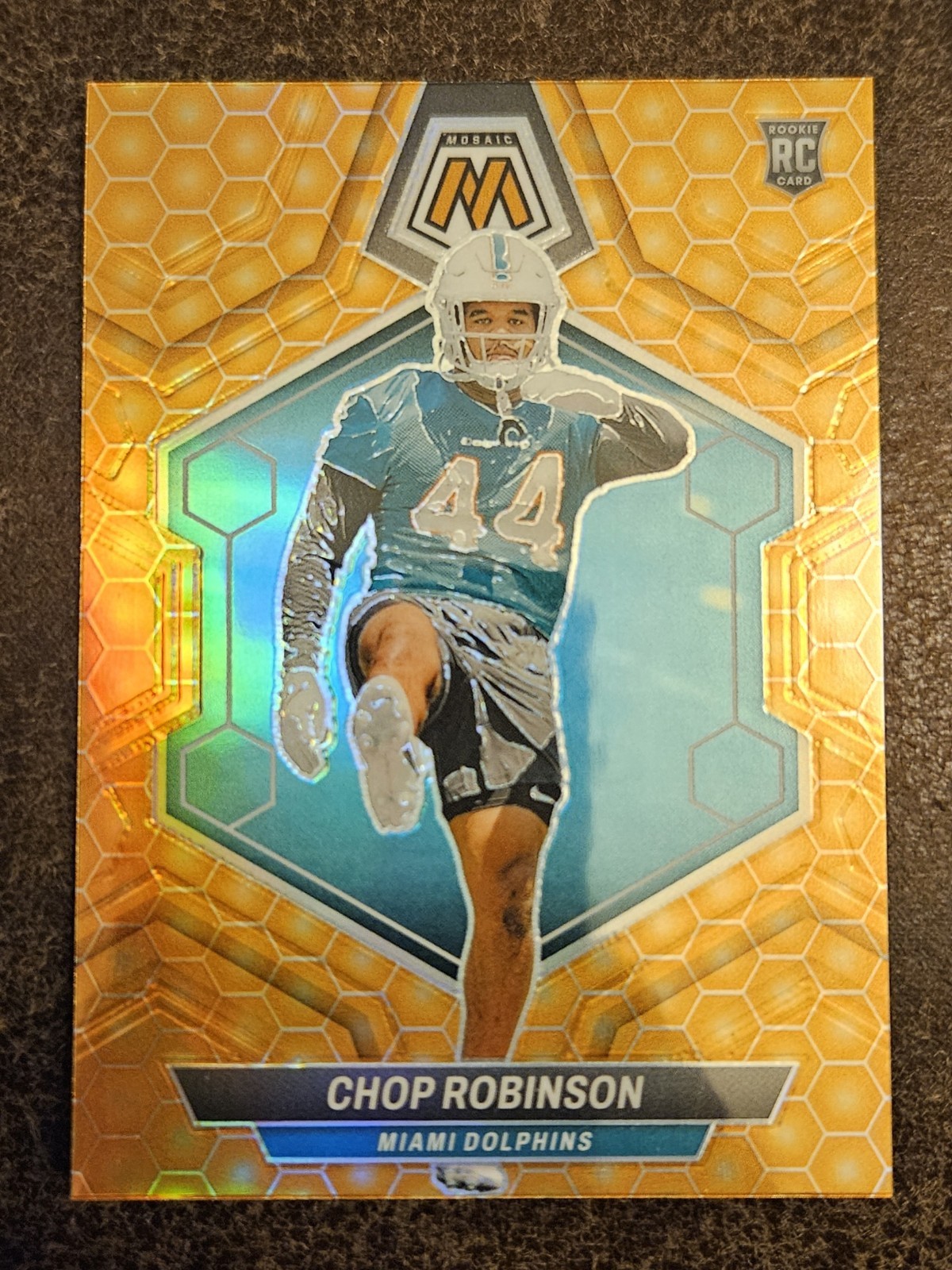 2024 Panini Mosaic Rookies Chop Robinson #321 Honeycomb Prizm (RC)