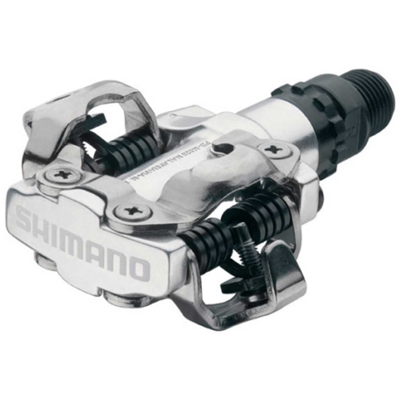 Shimano M520 SPD Mountain Bike / MTB Clipless Pedals (With Free Cleats) - Silver