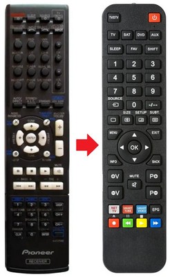Fernbedienung passend für PIONEER VSX420-S | VSX420K | VSX420S
