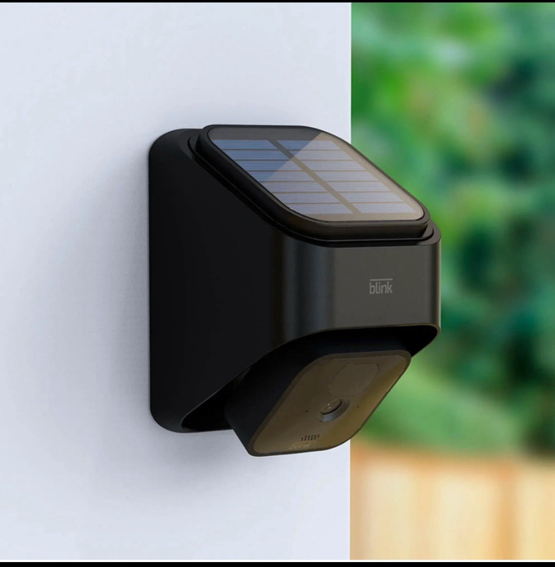 Blink Outdoor 3rd Gen Add-On Camera with Solar Panel Charging Mount in Black