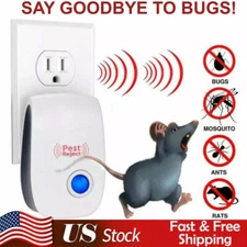Lot Ultrasonic Pest Reject Home Control Electronic Repellent Rat Mice Repeller