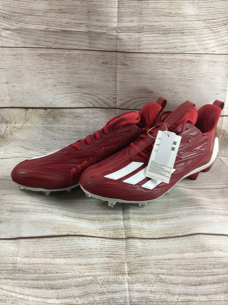 Adidas Adizero Football Cleats Power Red Cloud White GW5058  display picture 2