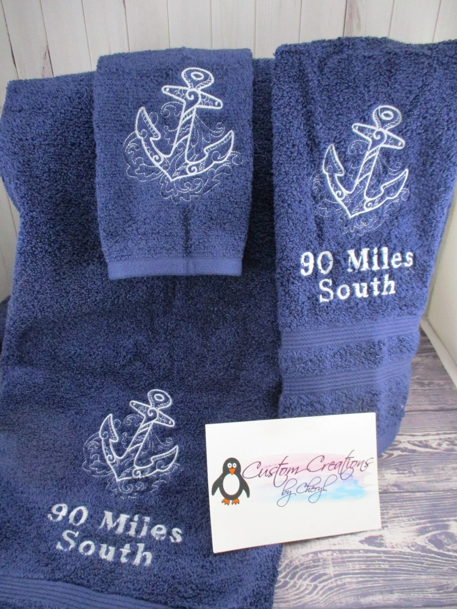Nautical towel set Clearance