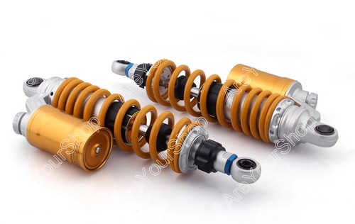 Adjustable Twin Rear Shock Absorber For Suzuki GSX1400 K2-6 2001-2007 Gold - Picture 2 of 6