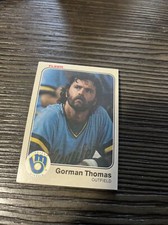 1983 Fleer Gorman Thomas #48 Milwaukee Brewers Baseball Card
