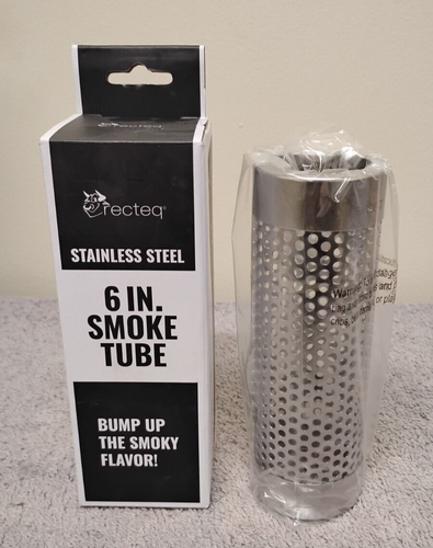 RECTEQ STAINLESS STEEL 6" SMOKE TUBE. # 99534 NIB (03)
