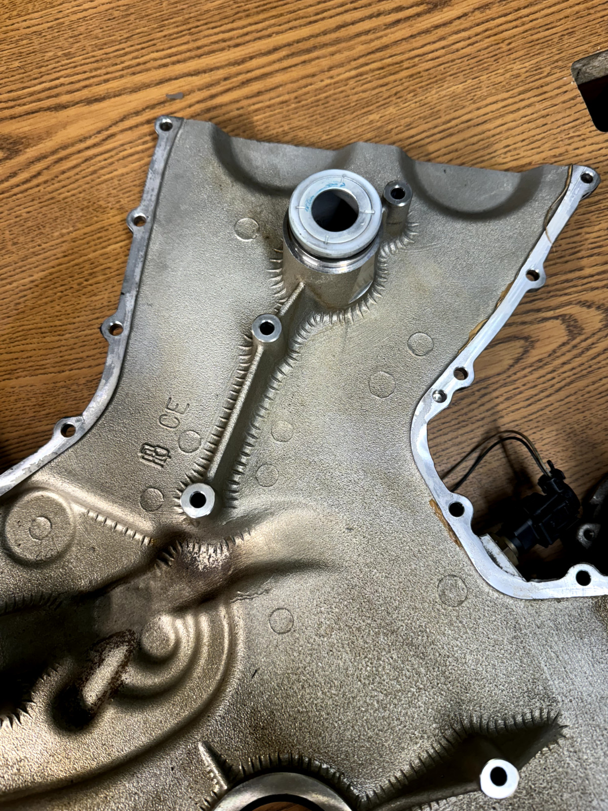 2005-2007 Maserati Quattroporte  Engine Motor Timing Chain Cover OEM W/ F1 Trans