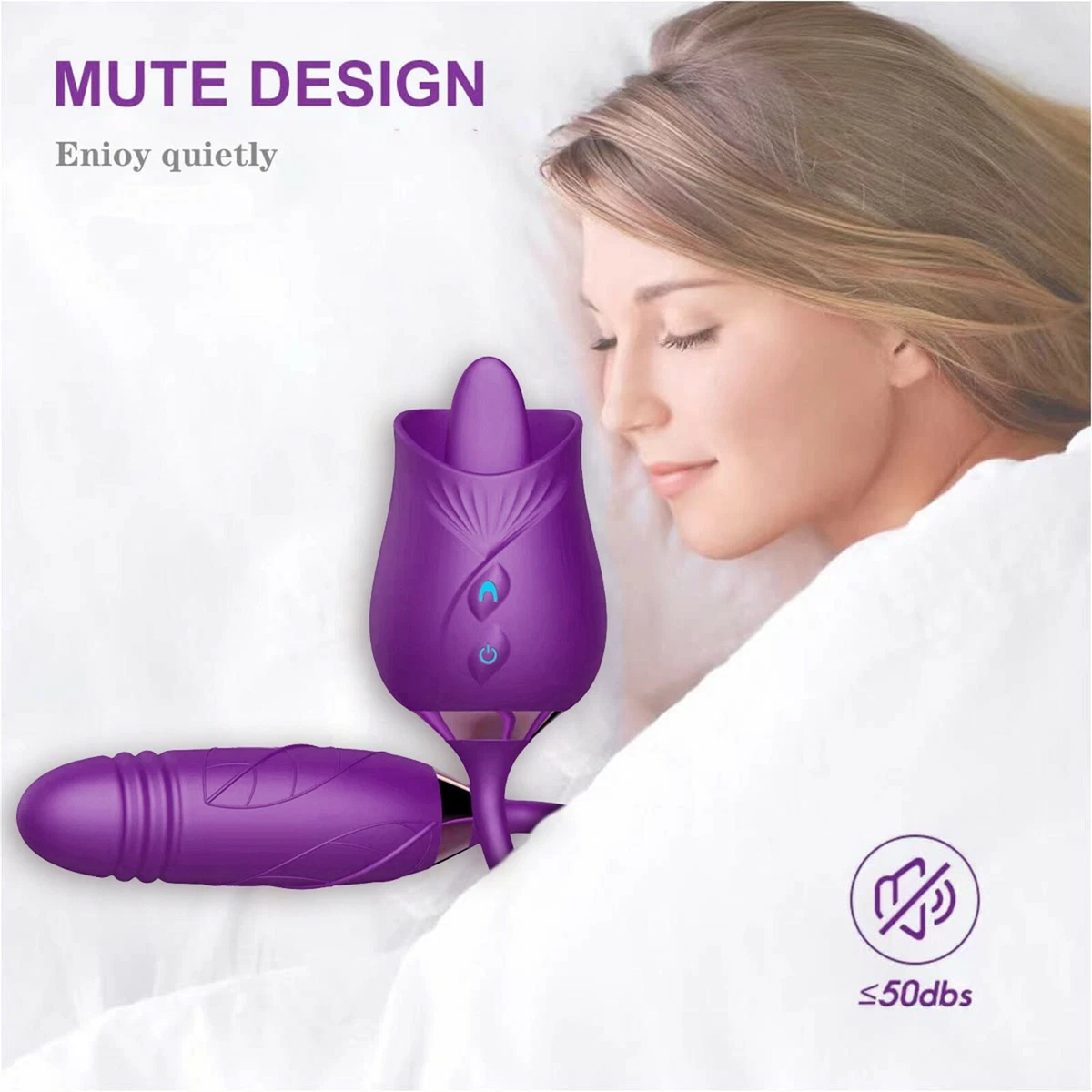 New Rose Female Anniversary Female Birthday Gift Massage Tongue Licking  Soft | eBay