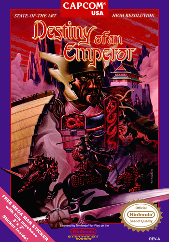 Destiny of an Emperor NES Nintendo 4X6 cali magnes gra wideo magnes na lodówkę