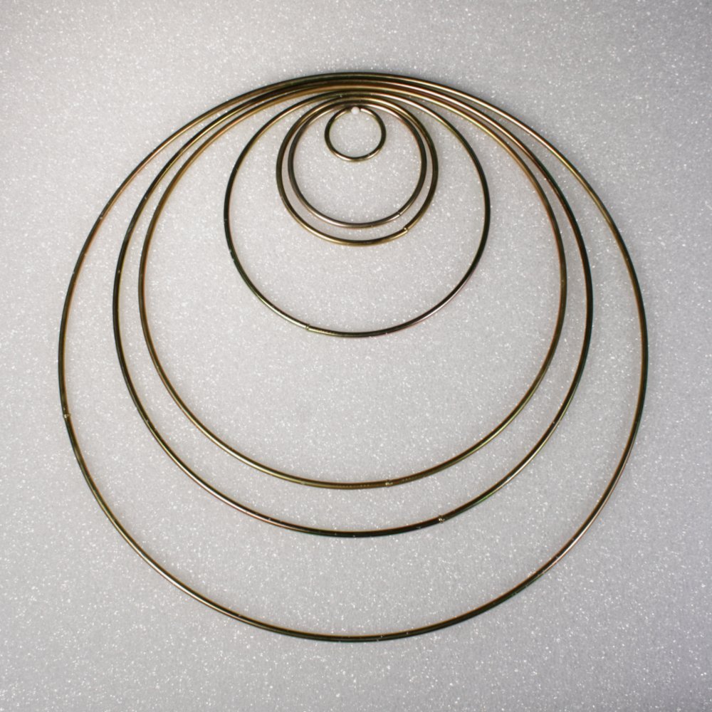 Dreamcatcher Rings Metal Macrame Rings Welded (Free Shipping) Choose Size