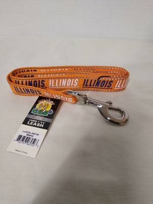 Illinois Fighting Illini Pet Goods Pet Reflective Nylon Leash 1'' x 4'