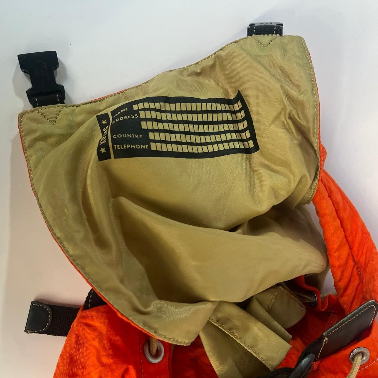 Vintage Kipling Large Backpack Drawstring Style B… - image 3