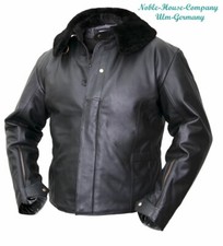 Fliegerjacke Luftwaffe HE-219 UHU Lederjacke Schaffell Noble House schwarz NEU