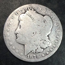 1879-S Morgan Silver Dollar - High Quality Scans #Q445