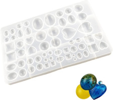 Silicone Resin Jewelry Casting Mold, Resin Jewelry Molds, for DIY Artcraft Proje