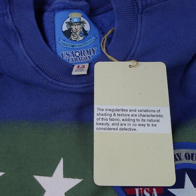 US Army Paragon Sweat Shirt, Blue Green Large (L3). 100% Cotton | eBay