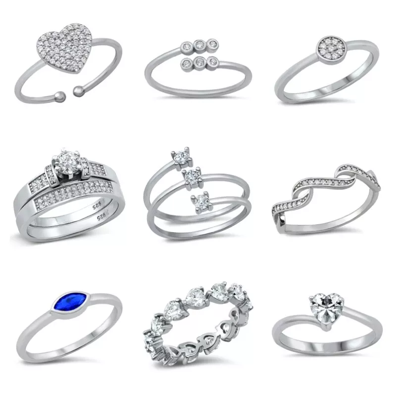 Pretty clearance silver rings