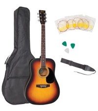 Encore Dreadnought Outfit ~ Sunburst ~ Starter / Beginner Set