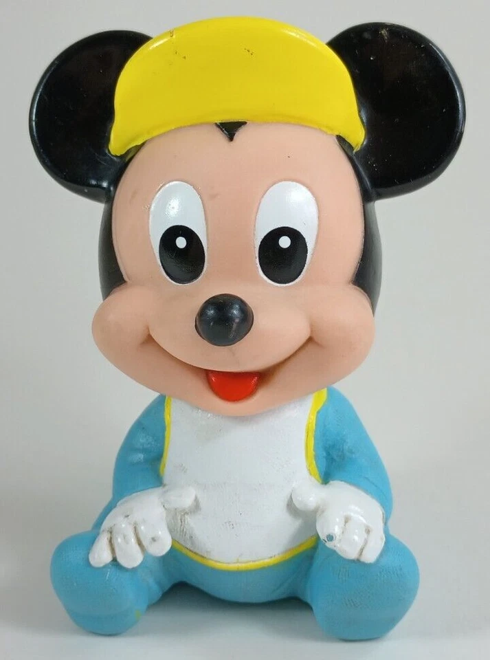 Vintage 1984 Disney Baby Mickey Mouse Squeeze Toy by Arco. 6-24 Months. - Image 2 of 4