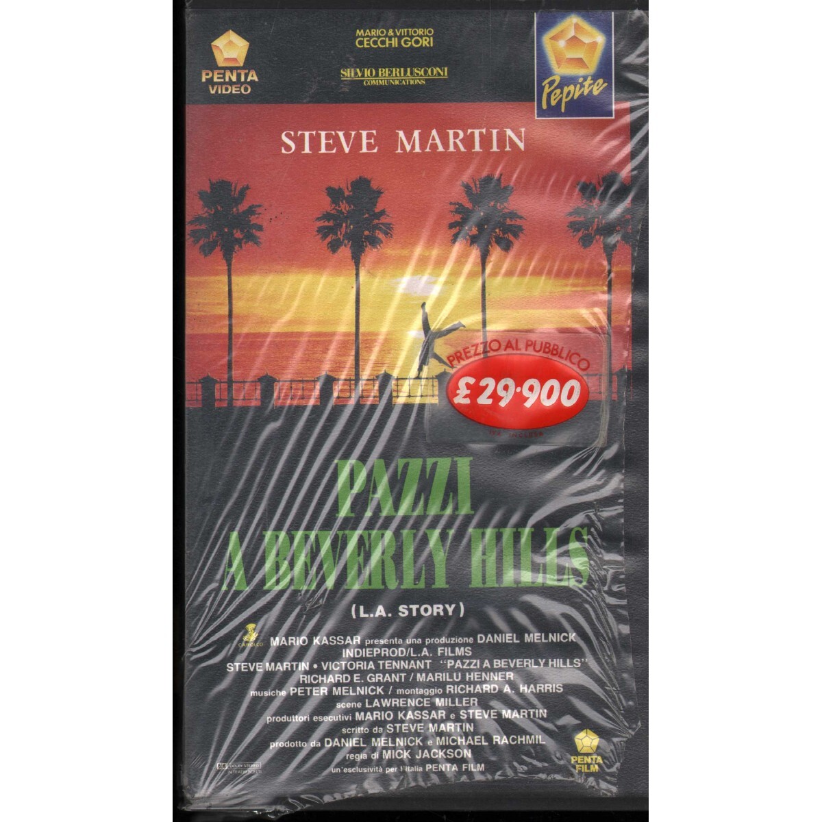 Crazy In Beverly Hills VHS Mick Jackson Univideo - 1015402 Sealed
