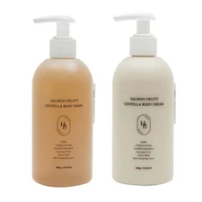 HEVEBLUE Salmon Fruity Centella Body Wash & Cream Set  (+ Free Gift)