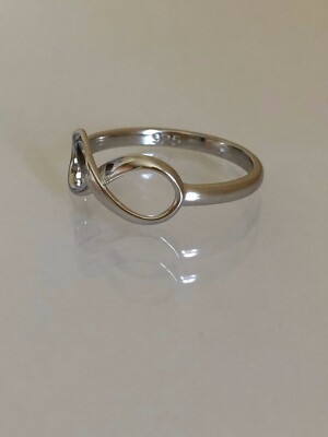 Criss Cross Polished Knot Infinity Ring – .925 Sterling Silver Band In Sizes 5-9 - View #11