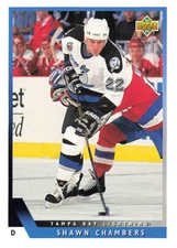 Shawn Chambers 1993 Upper Deck #68 Tampa Bay Lightning