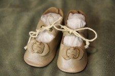 Leather shoes for antique doll Kestner Jumeau Bru Jne 3"(75mm) #271 Dolantik
