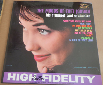 33RPM Mercury Taft Jordan - Moods Of, his trumpet, high grade E E- E or V++ V+