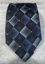 Stafford Performance 100 Silk Blue Designer Tie  NWOT