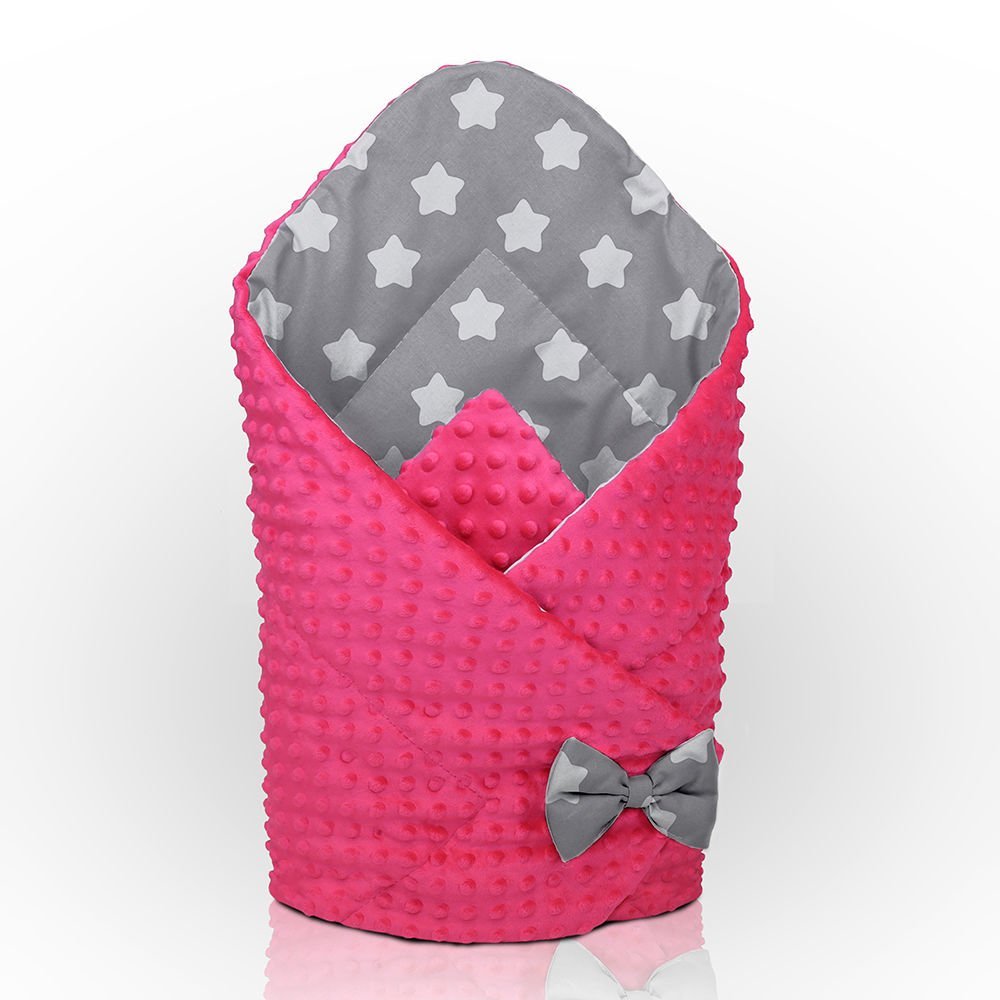 BABY SWADDLE WRAP TWOSIDED SLEEPING BAG FOR NEWBORNS DIMPLE BLANKET
