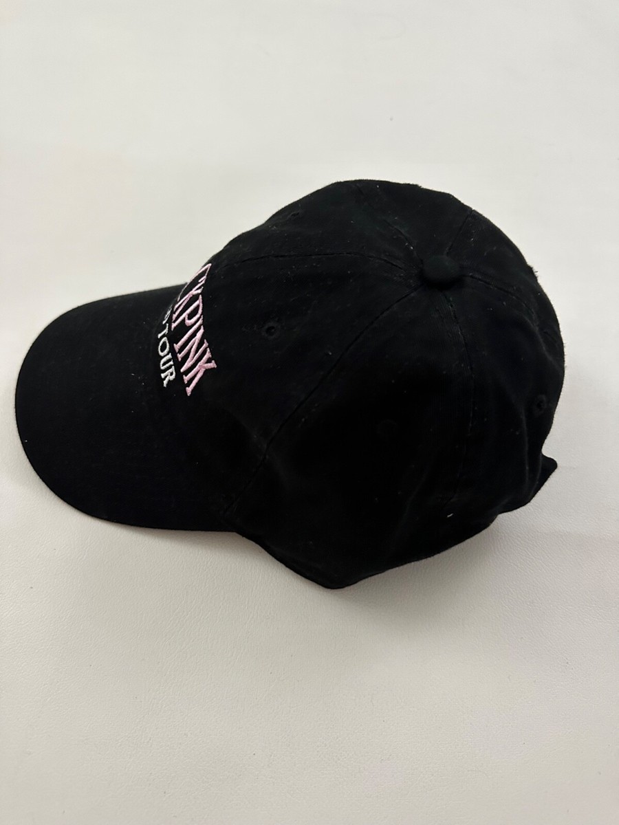 Blackpink World Tour Graphic Adjustable Black Baseball Hat One
