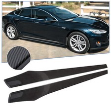 For Tesla Model S 2012-2019 Side Skirt Extens...