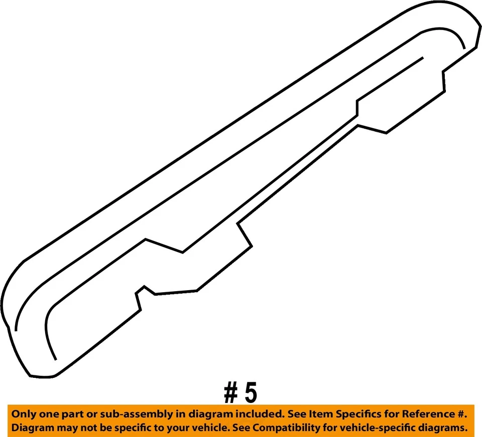 Componentes de guardabarros enchufables TOYOTA OEM 10-15 Prius - sello de guardabarros 5386647020 Foto 2 de 2