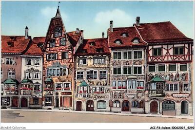 ACIP3-SUISSE-0182 - RHINE - PAINTED HOUSES