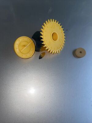 VTG Tudor Electric Football Yellow Automatic Timer Set -  With Foam Washer
