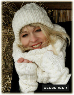 Strickstulpen Damen - Kuschelige Pulswärmer Mit Teddyfutter Für Kalte Tage