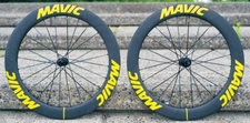 MAVIC COSMIC SLR65 DISC WHEEL Special Makeup Yellow Decal F/R PAIR SET