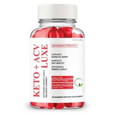 Luxe Keto ACV Gummies, Original Powerful Formula, Maximum Strength (1 Pack)