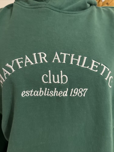 Urban Outfitters Women's Wayfair Athletic Green Oversized Hoodie Sz XS - Picture 5 of 14