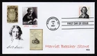 USA, SCOTT # 3430, WII FDC COVER 2007 DISTINGUISHED AUTHOR HARRIET BEECHER STOWE