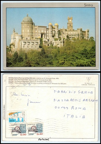 PORTUGAL Postcard - Sintra, The National Pena Palace GX