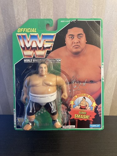 WWF Hasbro Series 11 Yokozuna Green Card Reseal WW...